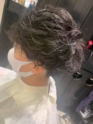 ミディアム ✨上村 潤平✨メンズヘア✨のヘアスタイル