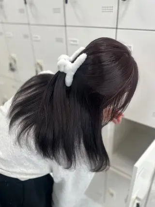 セミロング カラー 似合わせstyle ❤︎misaki❤︎のヘアスタイル
