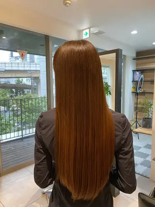 ロング 梅田美容室 SPADICユヅキ♠のヘアスタイル