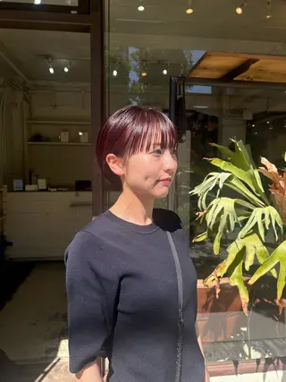 ショート 谷九/天王寺/上本町 ショート/ボブ/北川のヘアスタイル