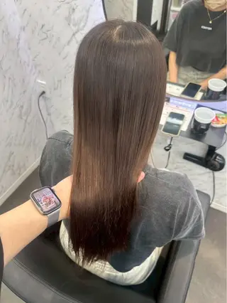 カラー ⋆✦ Leon カット¥1100のヘアスタイル