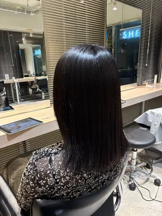 セミロング パーマ SHEA.Aoyama所属・SHEA /縮毛矯正 イソダハルカのヘアスタイル