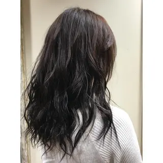 ロング カラー 松村 未央のヘアスタイル