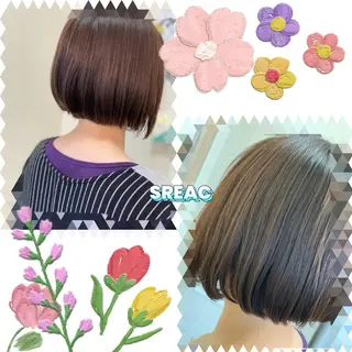 ミディアム 菊地 あやかのヘアスタイル