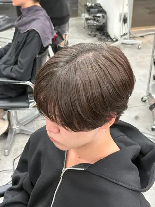 ミディアム カラー パーマ メンズ メンズパーマ特化 🔥韓国ヘア職人🔥のヘアスタイル