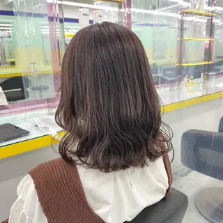 セミロング カラー ヘアアレンジ mai🍑暖色カラー /レイヤー💖のヘアスタイル