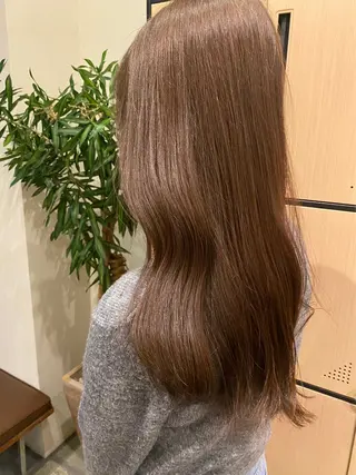 カラー ツヤ感カラー✨/ 顔周りカット西川絢音のヘアスタイル