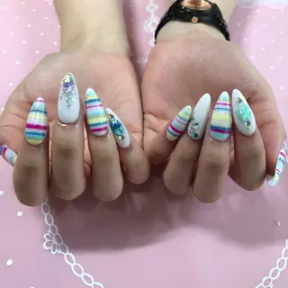 ミディアム ネイル 《LB》ラブリエ Nail&eyeのマツエク・マツパデザイン