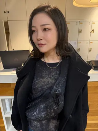 ロング 松本  夏海のヘアスタイル