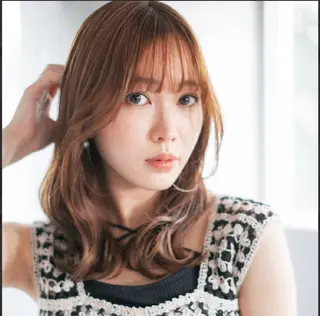 セミロング カラー 青柳辰哉/メンズ 特化/モデル募集中のヘアスタイル