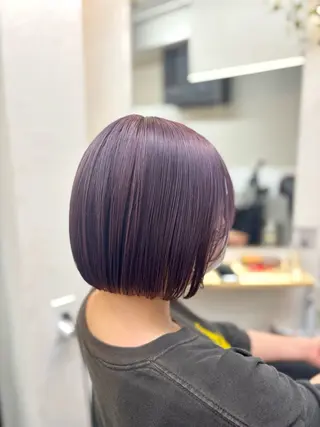ミディアム カラー 小顔似合わせカット ┊︎*AYANO*のヘアスタイル