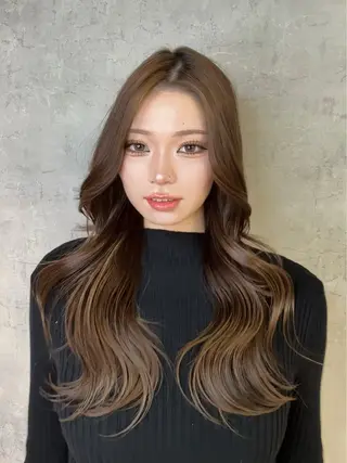 ロング トレンド韓国レイヤー 🇰🇷のんのヘアスタイル