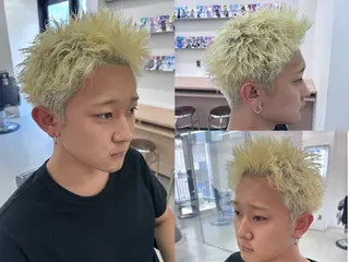 カラー メンズ 土岐 仁/メンズ専門 パーマ特化美容師🌀のヘアスタイル