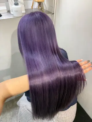 ロング カラー 🧸艶々韓国ヘア 🧁mizunaのヘアスタイル