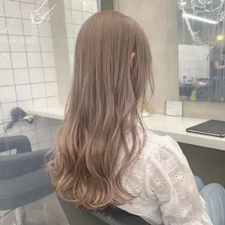 セミロング カラー ヘアアレンジ 美髪矯正/透明感カラ ー🫧YUUKI🫧のヘアスタイル