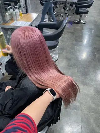 ロング カラー ハイトーン 横浜💞ミオのヘアスタイル