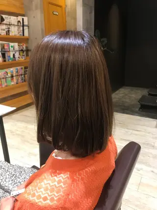 ミディアム カラー パーマ ヘアアレンジ メンズ キッズ ネイル マツエク・マツパ EnBlesS西宮 マンツーマン神道有基のヘアスタイル