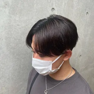 ショート パーマ メンズ 梅田茶屋町メンズ 専門美容師 山元一平のヘアスタイル