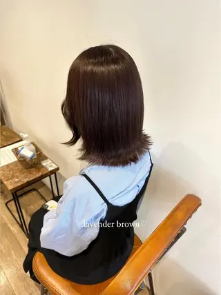 ロング カラー パーマ ヘアアレンジ キッズ ネイル マツエク・マツパ アイブロウ Himawari♡ 柔らかいカラーのヘアスタイル