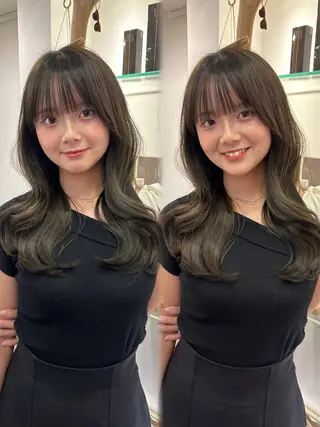 セミロング 大谷美佳/レイヤー カット/ツヤ髪のヘアスタイル
