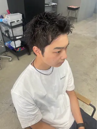 ショート メンズ メンズ専門サロン wokeのヘアスタイル