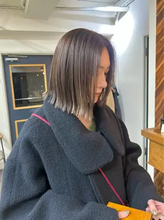 ミディアム NAGISA 🎀透明感カラー🎀のヘアスタイル