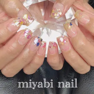 ネイル miyabi nail 桂川駅近くのネイルデザイン