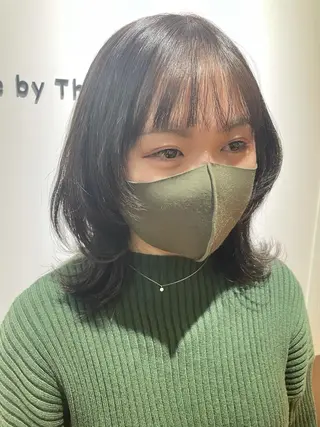 ミディアム カラー 片山美穂 心斎橋・なんばのヘアスタイル