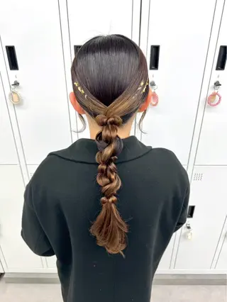 ロング ヘアアレンジ ️💛ᩚヘアセット/ エクステ/みゆ️🌻のヘアスタイル