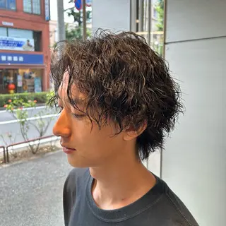 パーマ メンズ メンズパーマは私一択 佐藤有紀のヘアスタイル