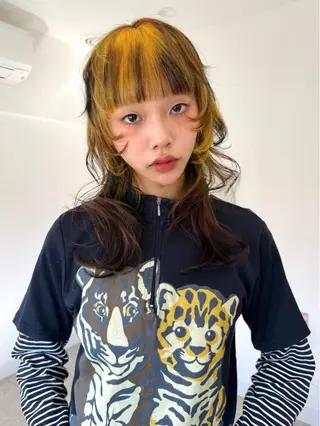 セミロング カラー Kaito🐶/ デザイン/レイヤーのヘアスタイル