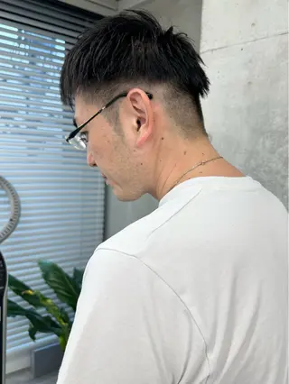 ショート メンズ ボブ/ゆるふわ ボブパーマ/とういのヘアスタイル