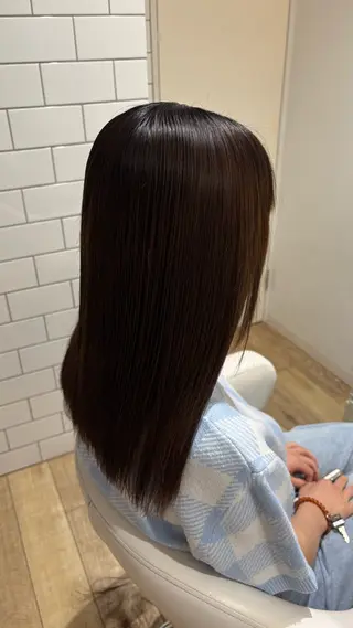 ロング 似合わせ 顔周りYUUGAのヘアスタイル