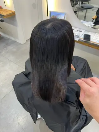 ミディアム 冨田 悠稀/ 髪質改善カラー🫧のヘアスタイル