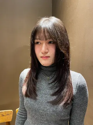ロング MINX 野村実莉 カット/パーマのヘアスタイル