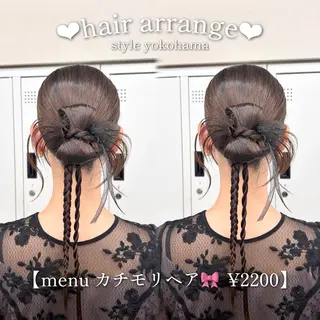 ヘアアレンジ ヘアセット🩷 エクステ🎀ゆう💞のヘアスタイル