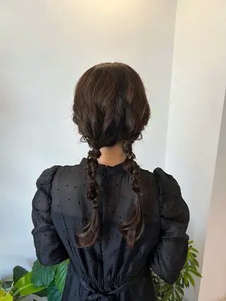 ヘアアレンジ FILMS haru 暖色/ぱつっとbobのヘアスタイル