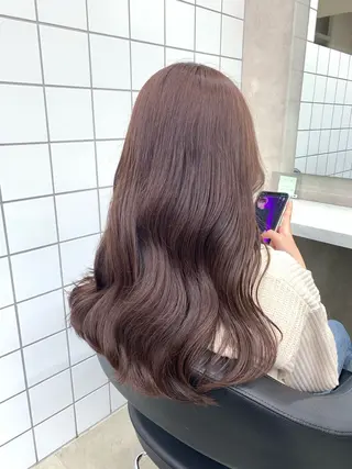 カラー 透明感ベージュ🤎 ナチュラルレイヤーのヘアスタイル