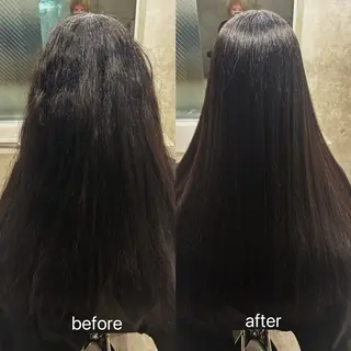 ロング デザインカラー みさのヘアスタイル