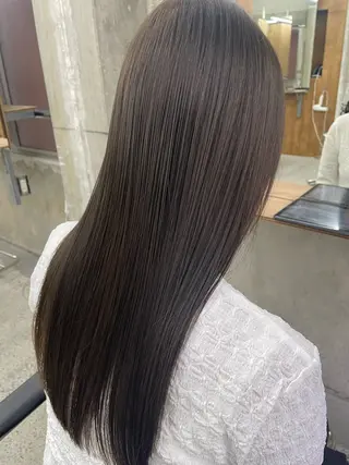 セミロング Land.所属・【透明感ツヤカラー】 三浦寛之のヘアスタイル