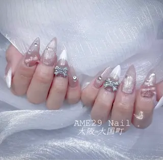 ロング カラー AME29 Nail ネイルサロンのネイルデザイン