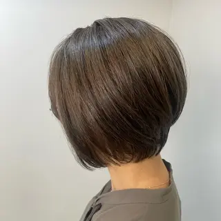 ショート ダウンパーマ特化💎 ボブ・レイヤーりなのヘアスタイル