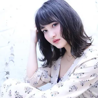 ミディアム 中山 泰徳のヘアスタイル