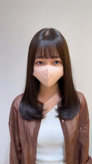 ミディアム レイヤー❣️縮毛矯 川村利幸のヘアスタイル