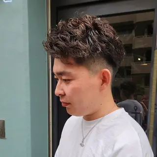 ショート メンズ ハヤシ マユ ✂ 府中美容室のヘアスタイル
