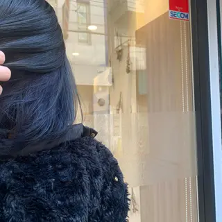 ミディアム カラー ヘアアレンジ 小白井 由美のヘアスタイル