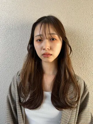 ロング 韓国ヘア🕊村上 ののこ🕊のヘアスタイル