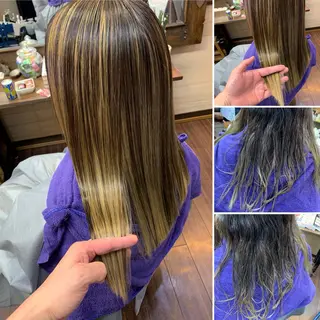 ロング 縮毛矯正専門店 FUNNYのヘアスタイル