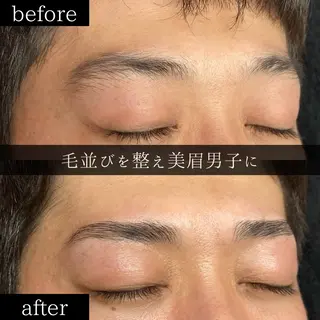 メンズ アイブロウ メンズ眉毛サロン you 千葉駅前店|アイブロウ所属・Akasaki Yuseiの眉毛・アイブロウイメージ