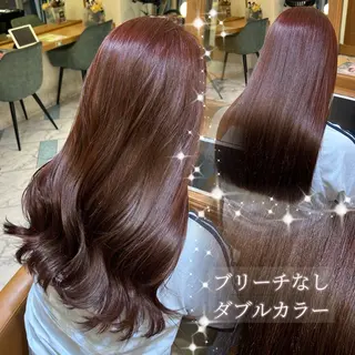 ロング カラー ボブ/縮毛矯正/レイ ヤー/大宮🎀ゆづきのヘアスタイル